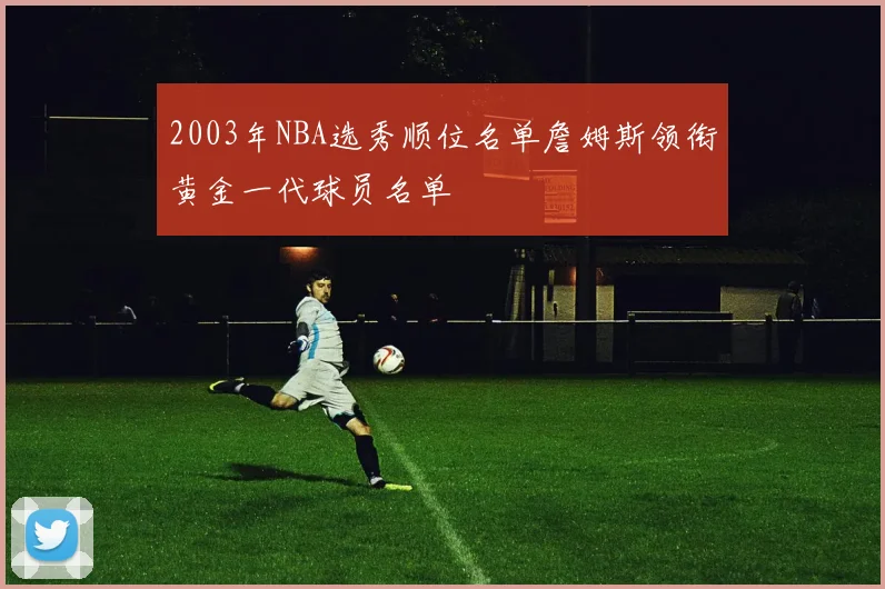 2003年NBA选秀顺位名单詹姆斯领衔黄金一代球员名单